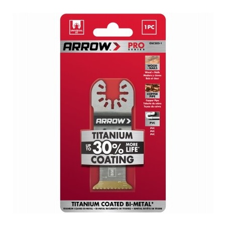 Arrow Fastener 114 Titanium Metal Bl OSC202-1